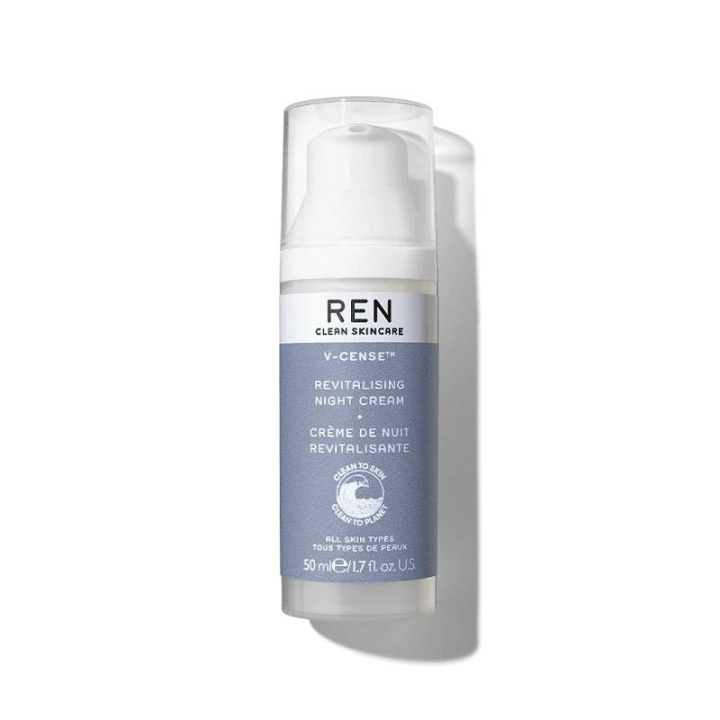 REN Clean Skincare V-Cense Revitalising Night Cream 50ml ryhmässä KAUNEUS JA TERVEYS / Ihonhoito / Kasvot / Yövoide @ TP E-commerce Nordic AB (C29180)