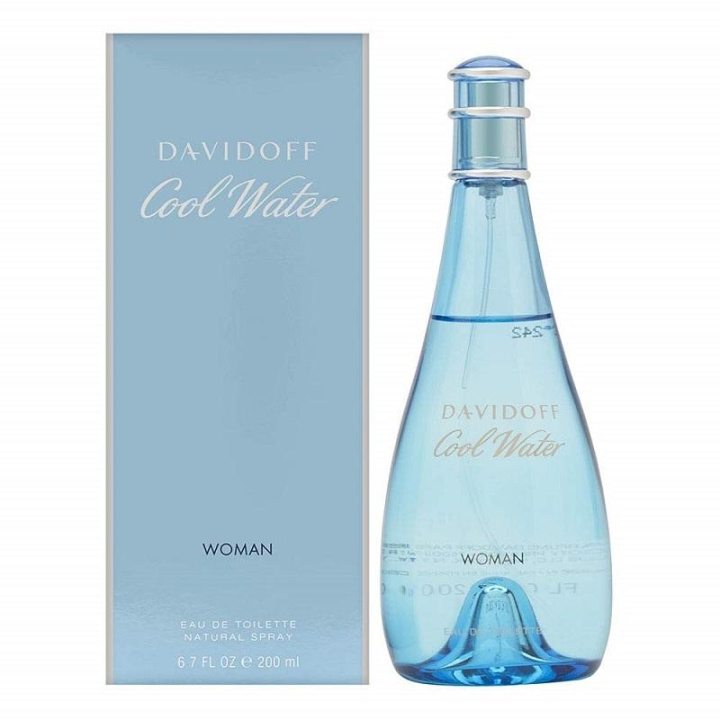 Davidoff Cool Water Woman EDT 200ML ryhmässä KAUNEUS JA TERVEYS / Tuoksut & Parfyymit / Parfyymit / Naisten Tuoksut @ TP E-commerce Nordic AB (C29240)