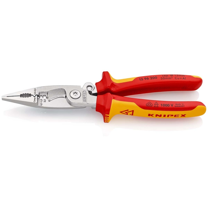 KNIPEX Linjapihdit kaapelileikkurilla, VDE:0.7...1.5 mm² 200 mm ryhmässä KOTI, TALOUS JA PUUTARHA / Työkalut & Tee itse / Muut Työkalut & Tarvikkeet @ TP E-commerce Nordic AB (C29260)