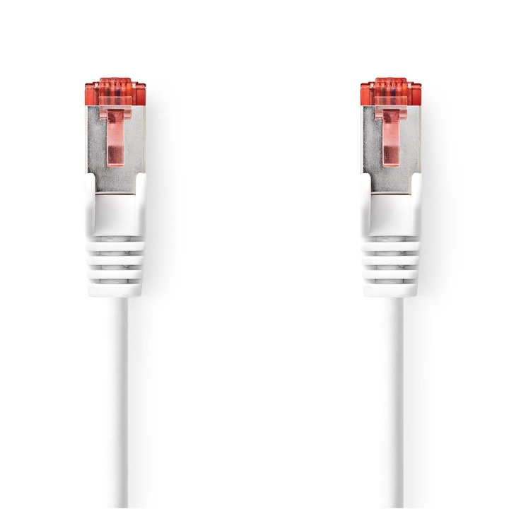 Nedis CAT6a verkkokaapeli | S/FTP | RJ45 uros | RJ45 uros | 1.00 m | Snagless | Pyöreä | LSZH | Valkoinen | Laatikko ryhmässä TIETOKOONET & TARVIKKEET / Kaapelit & Sovittimet / Verkko / Cat6 @ TP E-commerce Nordic AB (C29296)