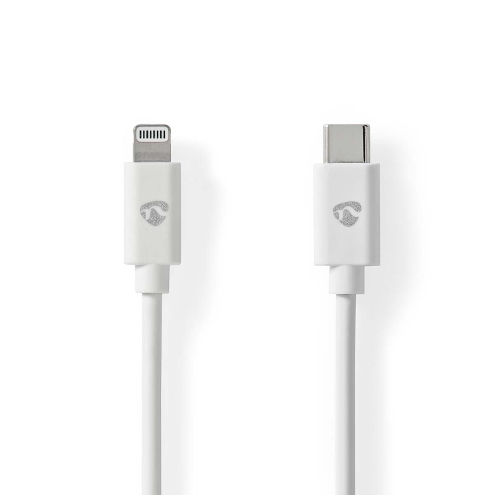 Nedis Lightning Kaapeli | USB 2.0 | Apple Lightning 8-Pin | USB-C™ Uros | 480 Mbps | Niklattu | 2.00 m | Pyöreä | PVC | Valkoinen | Label ryhmässä ÄLYPUHELIMET JA TABLETIT / Laturit & Kaapelit / Kaapelit / Lightning kaapelit @ TP E-commerce Nordic AB (C29315)