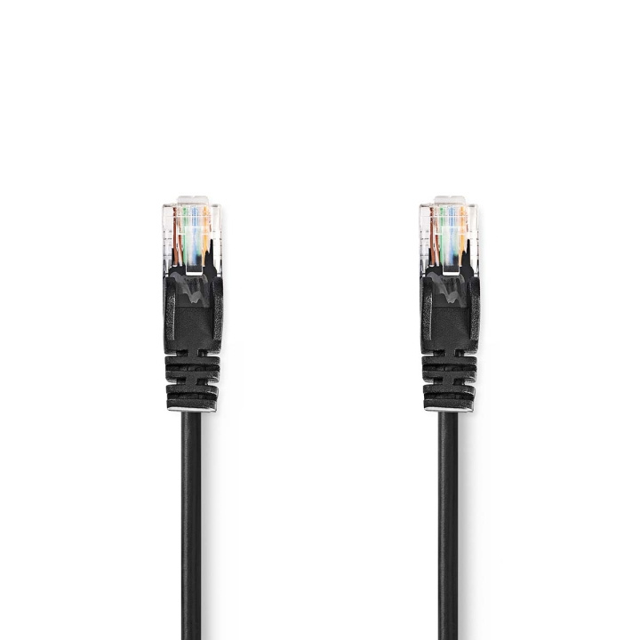 Nedis CAT5e verkkokaapeli | U/UTP | RJ45 uros | RJ45 uros | 1.00 m | Pyöreä | PVC | Musta | Label ryhmässä TIETOKOONET & TARVIKKEET / Kaapelit & Sovittimet / Verkko / Cat5e @ TP E-commerce Nordic AB (C29316)