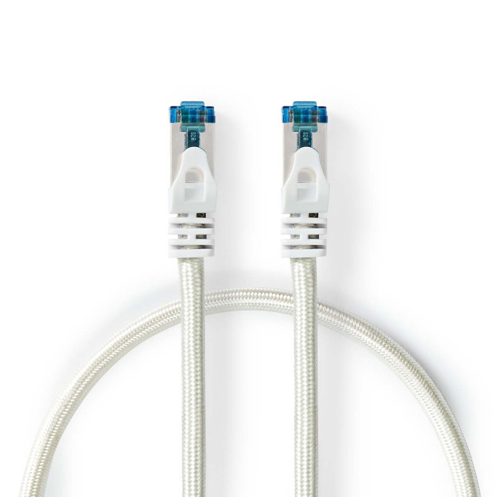 Nedis CAT6a verkkokaapeli | S/FTP | RJ45 uros | RJ45 uros | 1.00 m | Snagless | Pyöreä | Punottu / PVC | Hopea | Laatikko kannella ja ikkunalla ryhmässä TIETOKOONET & TARVIKKEET / Kaapelit & Sovittimet / Verkko / Cat6 @ TP E-commerce Nordic AB (C29399)