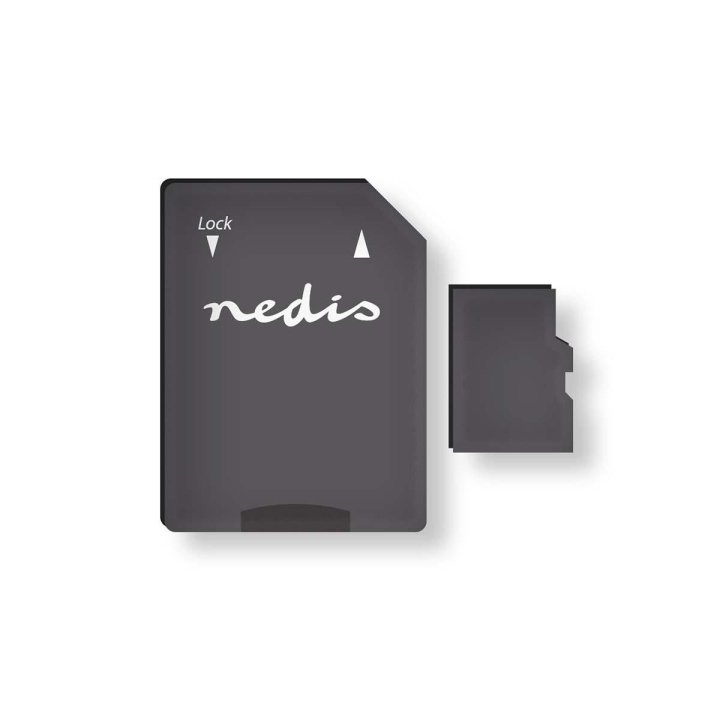 Nedis microSD-muistikortti | microSDXC | 128 GB | Kirjoitusnopeus: 90 MB/s | Lukunopeus: 45 MB/s | UHS-I | SD adapteri sisältyy ryhmässä KODINELEKTRONIIKKA / Tallennusvälineet / Muistikortit / MicroSD/HC/XC @ TP E-commerce Nordic AB (C29472)