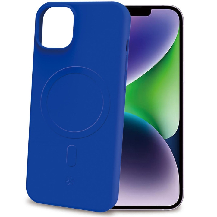 Celly Cromomag Soft rubber case MagSafe iPhone 15 Plus Blå ryhmässä ÄLYPUHELIMET JA TABLETIT / Puhelimen suojakotelo / Apple / iPhone 15 @ TP E-commerce Nordic AB (C29520)