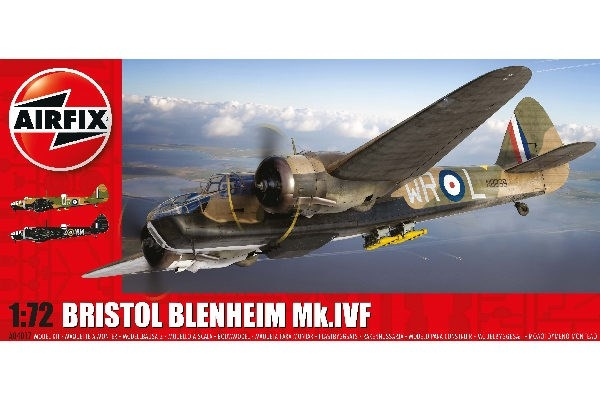 AIRFIX Bristol Blenheim Mk.IVF ryhmässä URHEILU, VAPAA-AIKA JA HARRASTUS / Harrastus / Muovimallit / Lentokoneet/Helikopterit @ TP E-commerce Nordic AB (C29554)