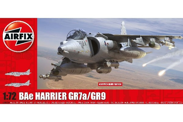 AIRFIX BAE Harrier GR9 ryhmässä URHEILU, VAPAA-AIKA JA HARRASTUS / Harrastus / Muovimallit / Lentokoneet/Helikopterit @ TP E-commerce Nordic AB (C29555)