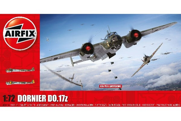 AIRFIX Dornier Do.17z ryhmässä URHEILU, VAPAA-AIKA JA HARRASTUS / Harrastus / Muovimallit / Lentokoneet/Helikopterit @ TP E-commerce Nordic AB (C29557)