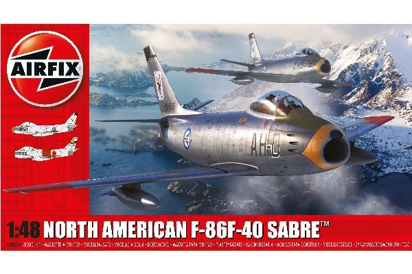 AIRFIX North American F-86F-40 Sabre ryhmässä URHEILU, VAPAA-AIKA JA HARRASTUS / Harrastus / Muovimallit / Lentokoneet/Helikopterit @ TP E-commerce Nordic AB (C29563)