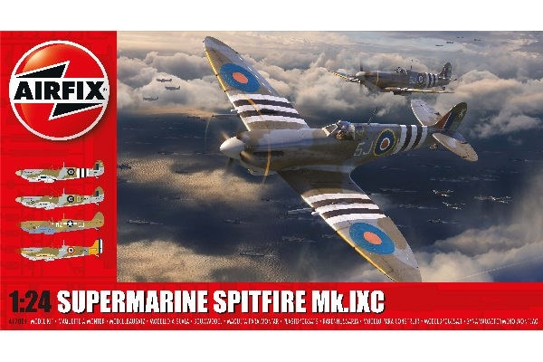 AIRFIX Supermarine Spitfire Mk.Ixc ryhmässä URHEILU, VAPAA-AIKA JA HARRASTUS / Harrastus / Muovimallit / Lentokoneet/Helikopterit @ TP E-commerce Nordic AB (C29566)