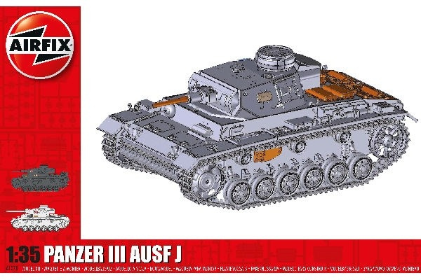 AIRFIX Panzer III AUSF J ryhmässä URHEILU, VAPAA-AIKA JA HARRASTUS / Harrastus / Muovimallit / Sotilasajoneuvot (maa) @ TP E-commerce Nordic AB (C29569)