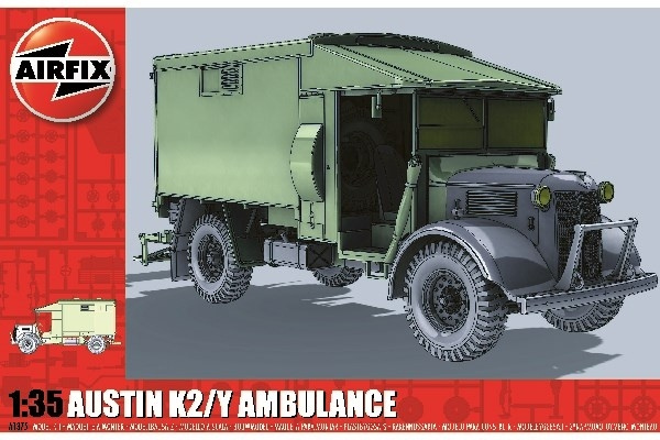 AIRFIX Austin K2/Y Ambulance ryhmässä URHEILU, VAPAA-AIKA JA HARRASTUS / Harrastus / Muovimallit / Autot @ TP E-commerce Nordic AB (C29570)