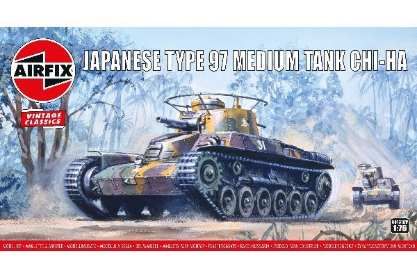 AIRFIX Type 97 Chi Ha Japanese Tank ryhmässä URHEILU, VAPAA-AIKA JA HARRASTUS / Harrastus / Muovimallit / Sotilasajoneuvot (maa) @ TP E-commerce Nordic AB (C29578)