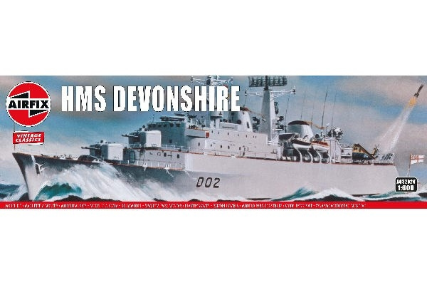 AIRFIX HMS Devonshire ryhmässä URHEILU, VAPAA-AIKA JA HARRASTUS / Harrastus / Muovimallit / Alukset @ TP E-commerce Nordic AB (C29579)