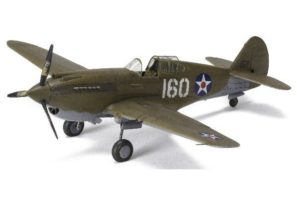 AIRFIX Curtiss P-40B Warhawk ryhmässä URHEILU, VAPAA-AIKA JA HARRASTUS / Harrastus / Muovimallit / Lentokoneet/Helikopterit @ TP E-commerce Nordic AB (C29587)