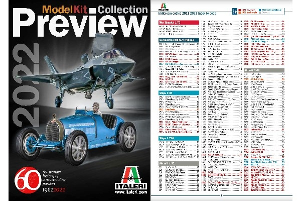 Italeri preview 2022 + index 2022 ryhmässä URHEILU, VAPAA-AIKA JA HARRASTUS / Harrastus / Muovimallit / Sekalaiset @ TP E-commerce Nordic AB (C29735)