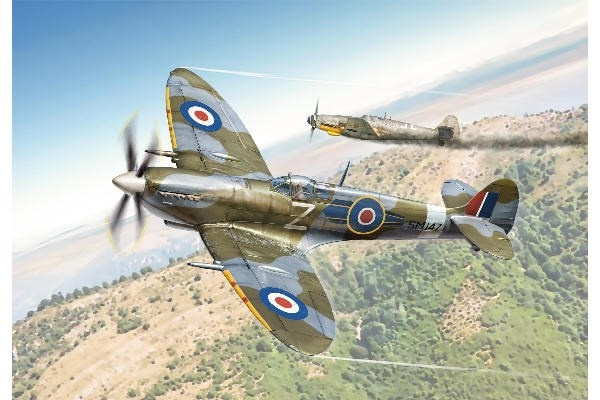 ITALERI 1:48 Spitfire Mk. IX ryhmässä URHEILU, VAPAA-AIKA JA HARRASTUS / Harrastus / Muovimallit / Lentokoneet/Helikopterit @ TP E-commerce Nordic AB (C29788)