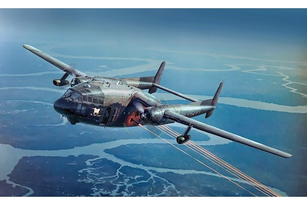 Italeri 1:72 AC-119K Stinger ryhmässä URHEILU, VAPAA-AIKA JA HARRASTUS / Harrastus / Muovimallit / Lentokoneet/Helikopterit @ TP E-commerce Nordic AB (C29817)