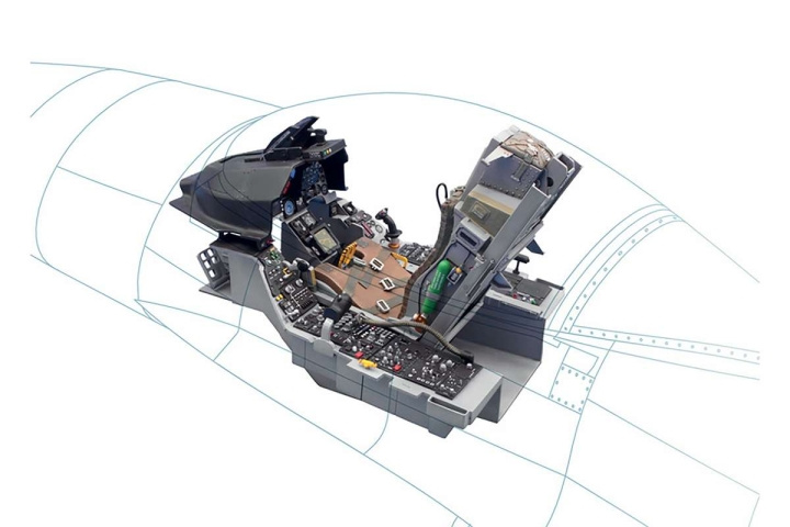 ITALERI 1:48 F-16 Cockpit ryhmässä URHEILU, VAPAA-AIKA JA HARRASTUS / Harrastus / Muovimallit / Lentokoneet/Helikopterit @ TP E-commerce Nordic AB (C29828)