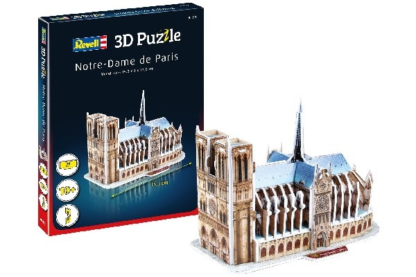 Revell 3D Puzzle Notre Dame de Paris ryhmässä URHEILU, VAPAA-AIKA JA HARRASTUS / Harrastus / Muovimallit / Sekalaiset @ TP E-commerce Nordic AB (C29840)