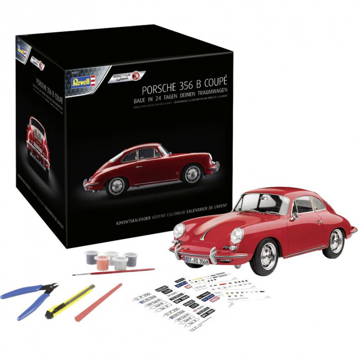Revell Advent Calendar \'Porsche 356\', easy-click system ryhmässä LELUT, TUOTTEET LAPSILLE JA VAUVOILLE / Leikkikalut, Askartelu &Pelit / Joulukalenterit @ TP E-commerce Nordic AB (C29860)
