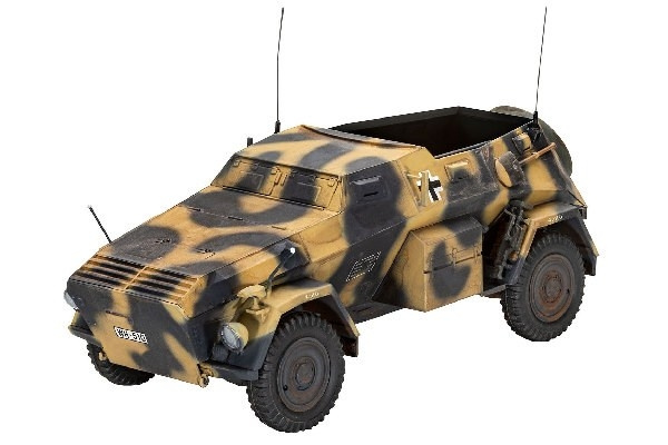 Revell German Armoured Command Car Sd. Kfz. 247 Ausf. B ryhmässä URHEILU, VAPAA-AIKA JA HARRASTUS / Harrastus / Muovimallit / Autot @ TP E-commerce Nordic AB (C29889)