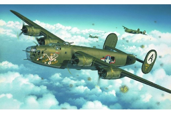 Revell B-24D Liberator ryhmässä URHEILU, VAPAA-AIKA JA HARRASTUS / Harrastus / Muovimallit / Lentokoneet/Helikopterit @ TP E-commerce Nordic AB (C29917)