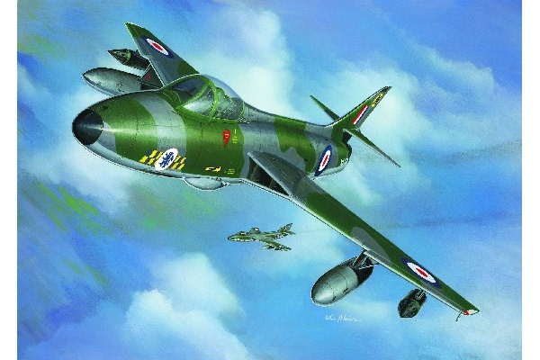 Revell Hawker Hunter FGA.9 ryhmässä URHEILU, VAPAA-AIKA JA HARRASTUS / Harrastus / Muovimallit / Lentokoneet/Helikopterit @ TP E-commerce Nordic AB (C29918)