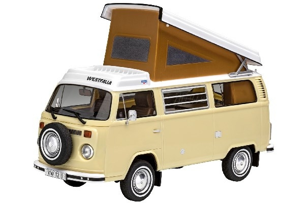 Revell 1:24 VW T2 Camper (easy click) model kit ryhmässä URHEILU, VAPAA-AIKA JA HARRASTUS / Harrastus / Muovimallit / Autot @ TP E-commerce Nordic AB (C29963)