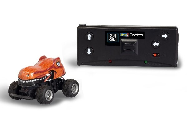 Revell RC Mini Dino T-REX ryhmässä LELUT, TUOTTEET LAPSILLE JA VAUVOILLE / Radio-ohjattava / Radio-ohjattavat autot @ TP E-commerce Nordic AB (C30006)