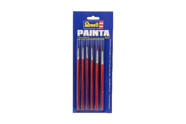 Revell Painta Standard (6 brushes) ryhmässä URHEILU, VAPAA-AIKA JA HARRASTUS / Harrastus / Harrastemaalit / Revell / Harjat ja tarvikkeet @ TP E-commerce Nordic AB (C30045)