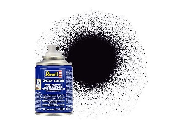 Revell Spray black mat 100 ml. ryhmässä URHEILU, VAPAA-AIKA JA HARRASTUS / Harrastus / Harrastemaalit / Revell / Spray-maali @ TP E-commerce Nordic AB (C30055)