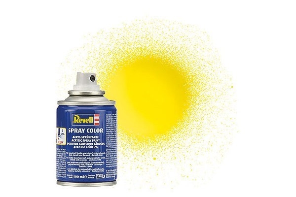 Revell Spray yellow gloss 100 ml. ryhmässä URHEILU, VAPAA-AIKA JA HARRASTUS / Harrastus / Harrastemaalit / Revell / Spray-maali @ TP E-commerce Nordic AB (C30057)