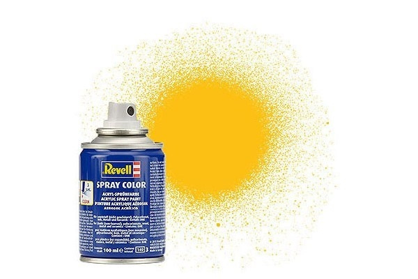 Revell Spray yellow mat 100 ml. ryhmässä URHEILU, VAPAA-AIKA JA HARRASTUS / Harrastus / Harrastemaalit / Revell / Spray-maali @ TP E-commerce Nordic AB (C30058)