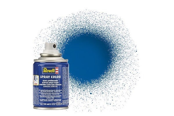 Revell Spray blue gloss 100 ml. ryhmässä URHEILU, VAPAA-AIKA JA HARRASTUS / Harrastus / Harrastemaalit / Revell / Spray-maali @ TP E-commerce Nordic AB (C30064)
