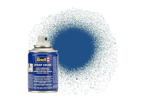 Revell Spray blue, mat 100 ml. ryhmässä URHEILU, VAPAA-AIKA JA HARRASTUS / Harrastus / Harrastemaalit / Revell / Spray-maali @ TP E-commerce Nordic AB (C30065)