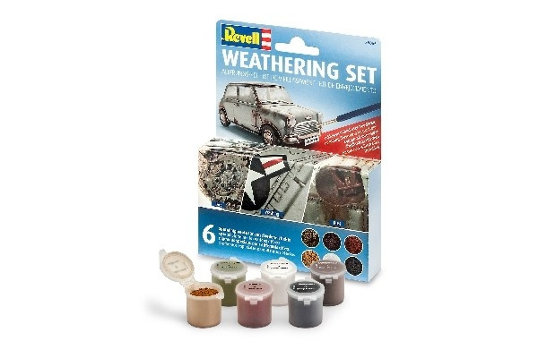 Revell Weathering Set (6 Pigments) ryhmässä URHEILU, VAPAA-AIKA JA HARRASTUS / Harrastus / Harrastemaalit / Revell / Värisetti @ TP E-commerce Nordic AB (C30092)