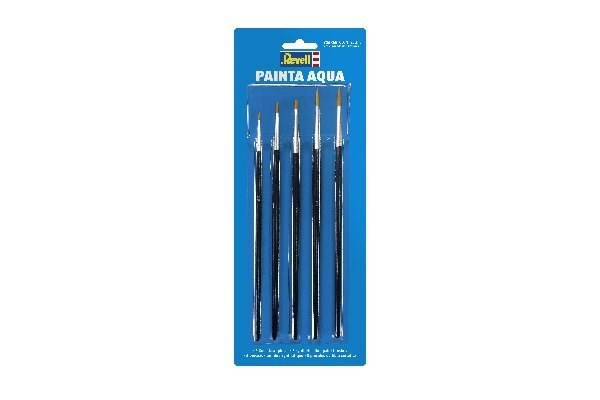 Revell Painta Aqua (5 psc ) ryhmässä URHEILU, VAPAA-AIKA JA HARRASTUS / Harrastus / Harrastemaalit / Revell / Harjat ja tarvikkeet @ TP E-commerce Nordic AB (C30117)