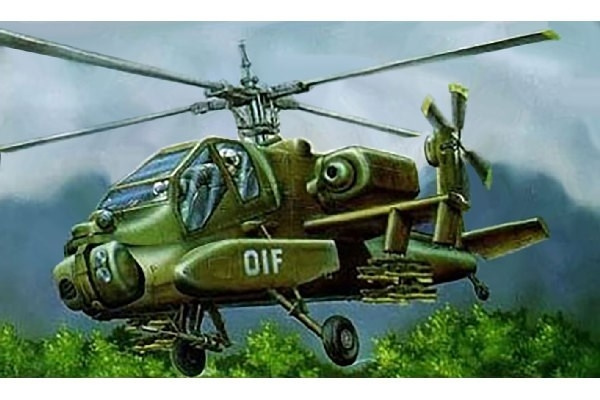 Revell Model Set AH-64A Apache ryhmässä URHEILU, VAPAA-AIKA JA HARRASTUS / Harrastus / Muovimallit / Lentokoneet/Helikopterit @ TP E-commerce Nordic AB (C30150)