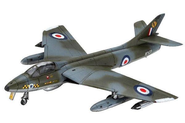 Revell Model Set Hawker Hunter FGA.9 ryhmässä URHEILU, VAPAA-AIKA JA HARRASTUS / Harrastus / Muovimallit / Lentokoneet/Helikopterit @ TP E-commerce Nordic AB (C30153)