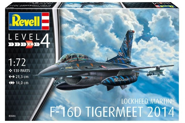Revell Model Set F-16D Fighting Falcon 1:72 ryhmässä URHEILU, VAPAA-AIKA JA HARRASTUS / Harrastus / Muovimallit / Lentokoneet/Helikopterit @ TP E-commerce Nordic AB (C30159)