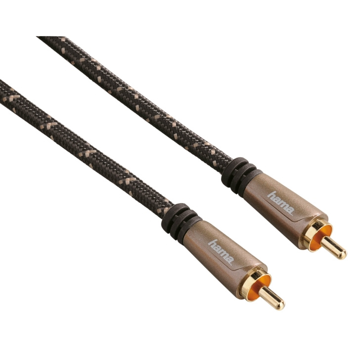 Hama Kabel Audio Digital RCA Pro Svart 3m ryhmässä KODINELEKTRONIIKKA / Kaapelit & Sovittimet / RCA / Kaapelit @ TP E-commerce Nordic AB (C30209)