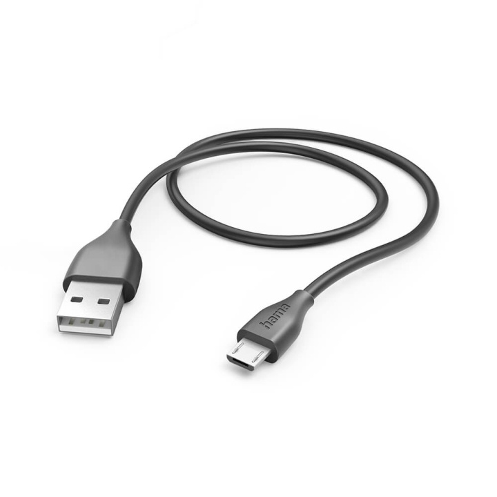 HAMA Charging Cable USB-A to Micro-USB Black 1.5m ryhmässä ÄLYPUHELIMET JA TABLETIT / Laturit & Kaapelit / Kaapelit / MicroUSB-kaapelit @ TP E-commerce Nordic AB (C30217)