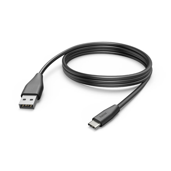 HAMA Charging Cable USB-A to USB-C Black 3.0m ryhmässä ÄLYPUHELIMET JA TABLETIT / Laturit & Kaapelit / Kaapelit / MicroUSB-kaapelit @ TP E-commerce Nordic AB (C30221)