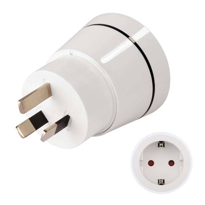 HAMA Traveladapter Type I EU-China ryhmässä KOTI, TALOUS JA PUUTARHA / Sähkö & Valaistus / Matkasovittimet @ TP E-commerce Nordic AB (C30229)