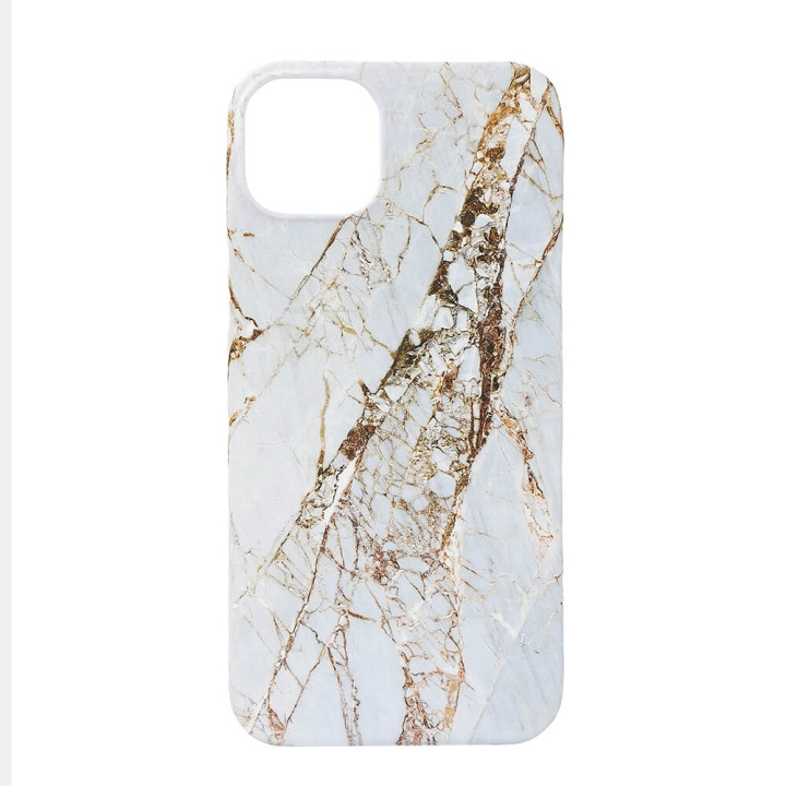 ONSALA Backcover MagSerie iPhone 15 Plus White Rhino Marble ryhmässä ÄLYPUHELIMET JA TABLETIT / Puhelimen suojakotelo / Apple / iPhone 15 @ TP E-commerce Nordic AB (C30257)