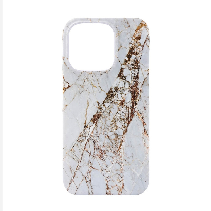 ONSALA Backcover MagSerie iPhone 15 Pro White Rhino Marble ryhmässä ÄLYPUHELIMET JA TABLETIT / Puhelimen suojakotelo / Apple / iPhone 15 @ TP E-commerce Nordic AB (C30258)