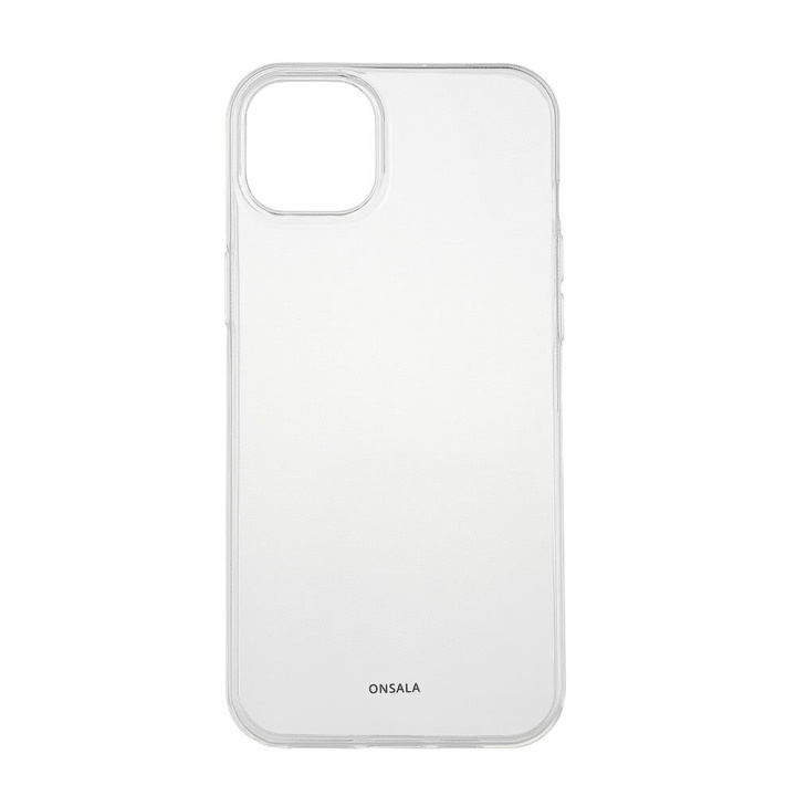 ONSALA Back Recycled Clear Case TPU iPhone 15 Plus Clear ryhmässä ÄLYPUHELIMET JA TABLETIT / Puhelimen suojakotelo / Apple / iPhone 15 @ TP E-commerce Nordic AB (C30277)
