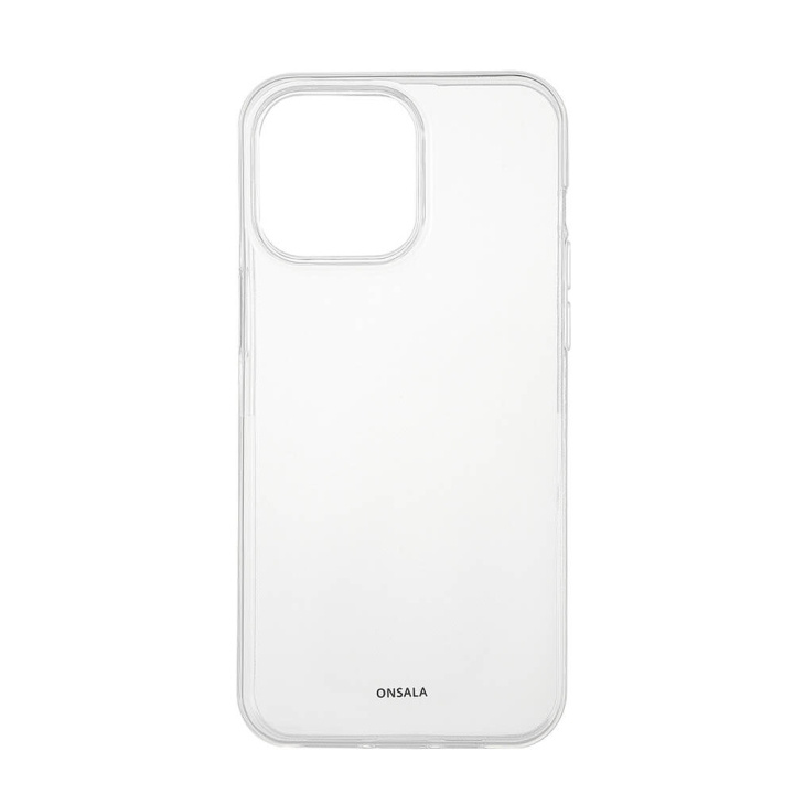 ONSALA Back Recycled Clear Case TPU iPhone 15 Pro Max Clear ryhmässä ÄLYPUHELIMET JA TABLETIT / Puhelimen suojakotelo / Apple / iPhone 15 @ TP E-commerce Nordic AB (C30278)