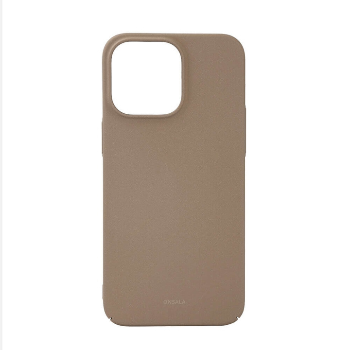 ONSALA Backcover Thin Sand Burst iPhone 15 Pro Max Beige ryhmässä ÄLYPUHELIMET JA TABLETIT / Puhelimen suojakotelo / Apple / iPhone 15 @ TP E-commerce Nordic AB (C30296)